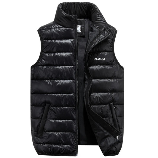 Men's Padded Bodywarmer in Black