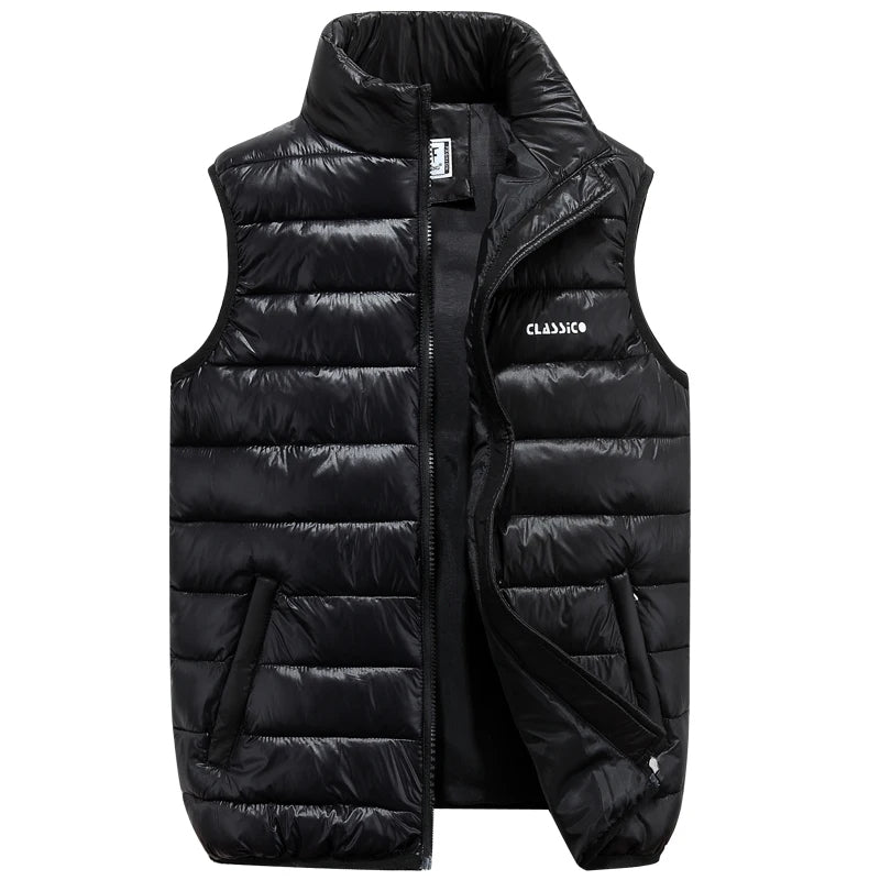 Men's Padded Bodywarmer in Black