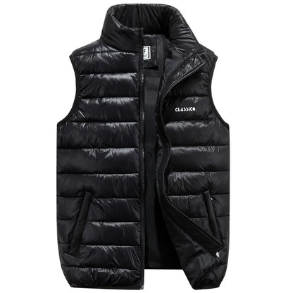 Men's Padded Bodywarmer in Black